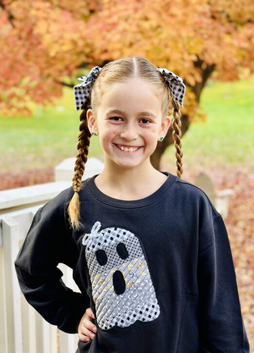 Reverse Applique Ghost Sweatshirt